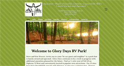 Desktop Screenshot of glorydaysrvpark.com